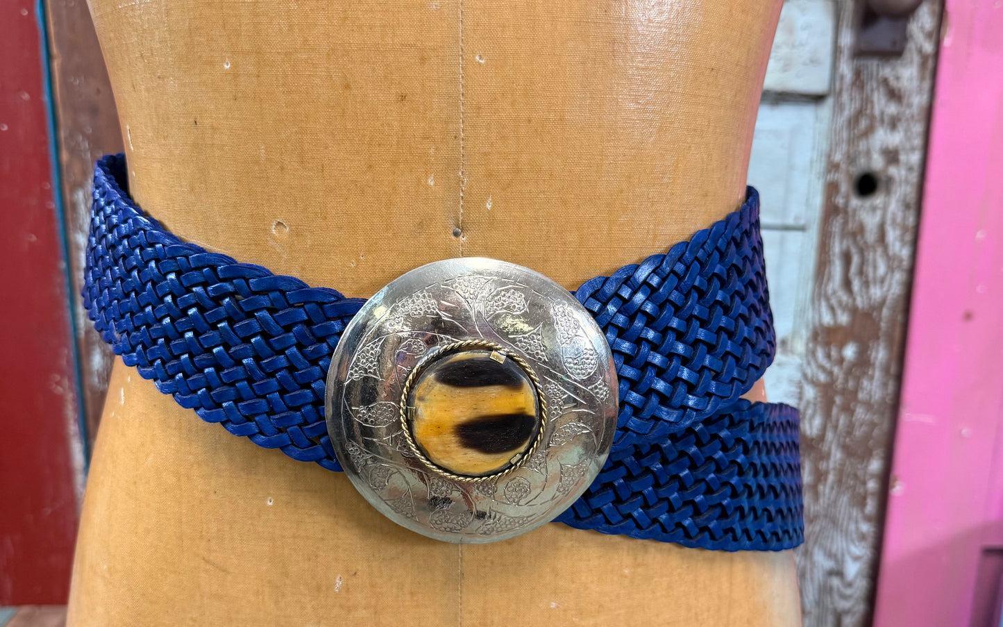 Woven Leather Belt