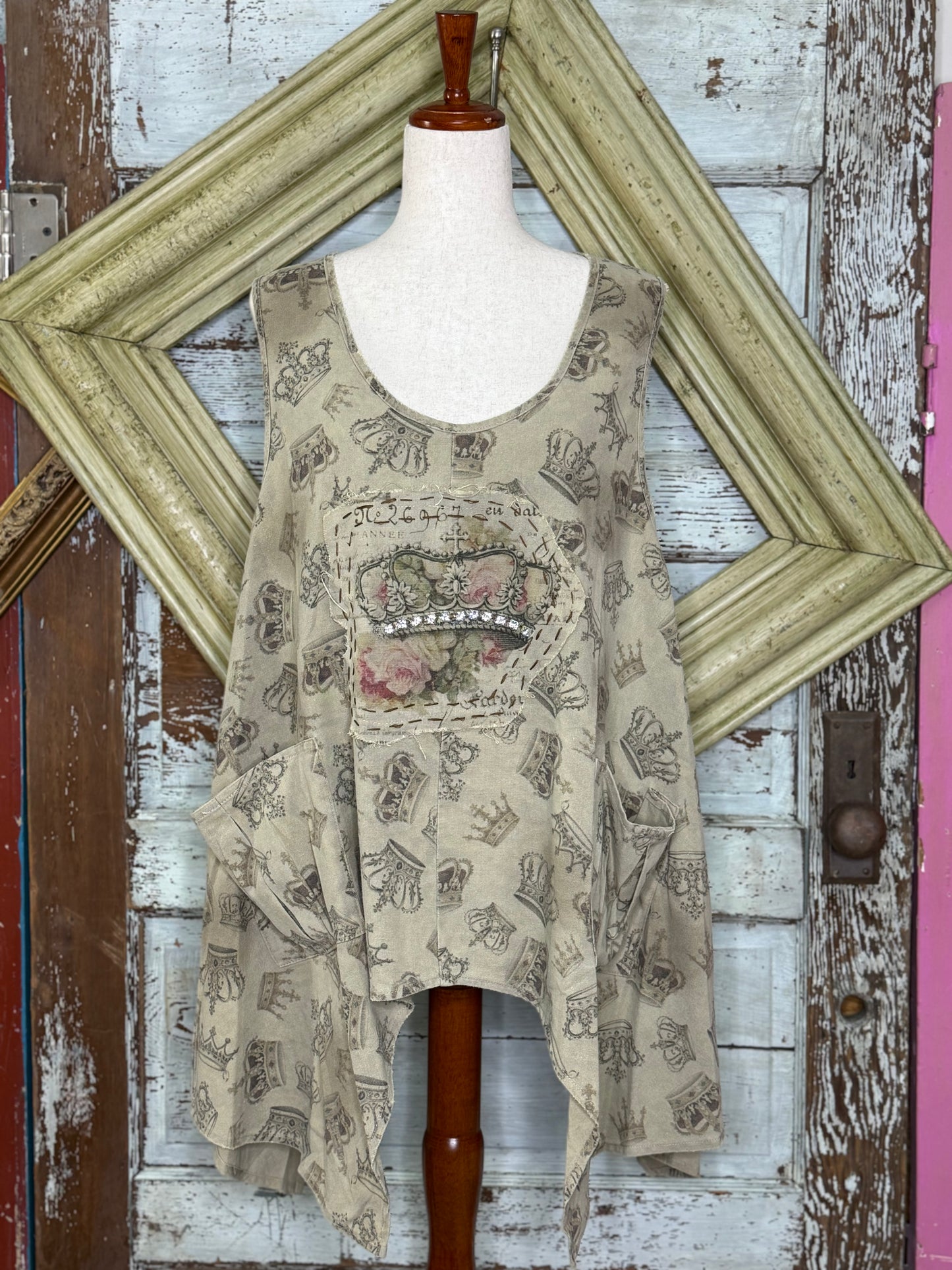 A Rare Bird Crown Of Glory Top