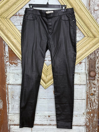 Wax Twill skinny pull on pant