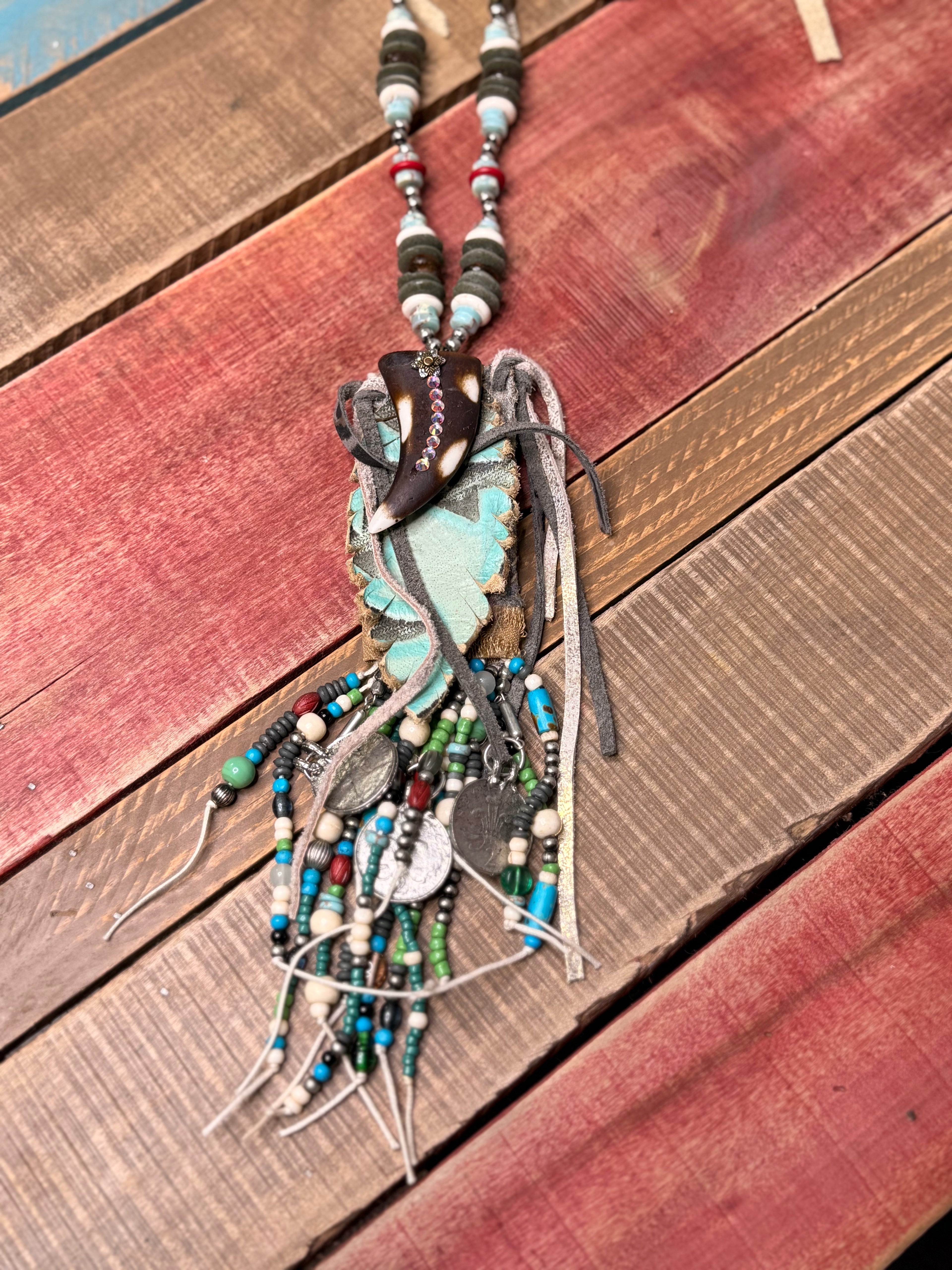 A Rare Bird Tooth necklace