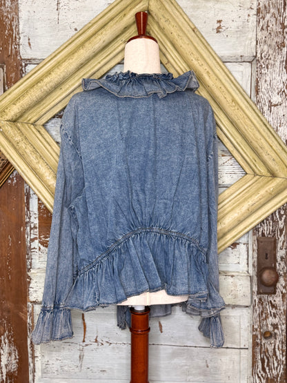 A Rare Bird Ruffle Shirt