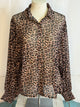 Turquoise Haven Cheetah Mesh Top