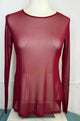 Origami Long Sleeved Mesh Top