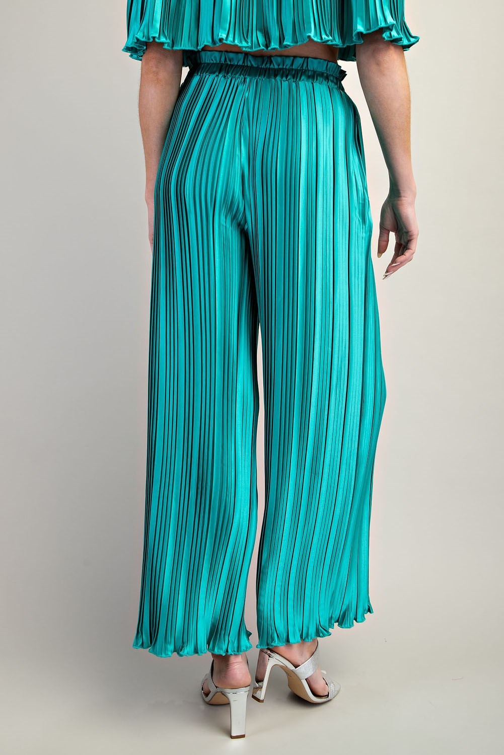 High Waist Pleated Pants