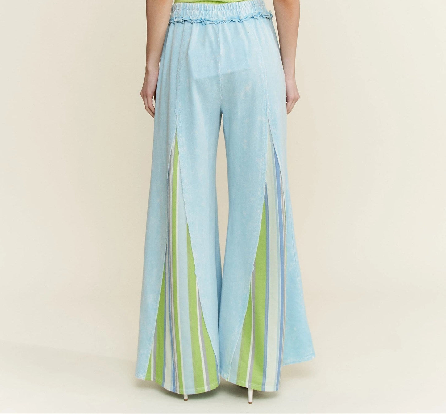 J.Her Striped Flar Pants