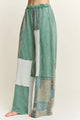 Jher Mineral Washed Bandana Patchwork + Sweater Pants