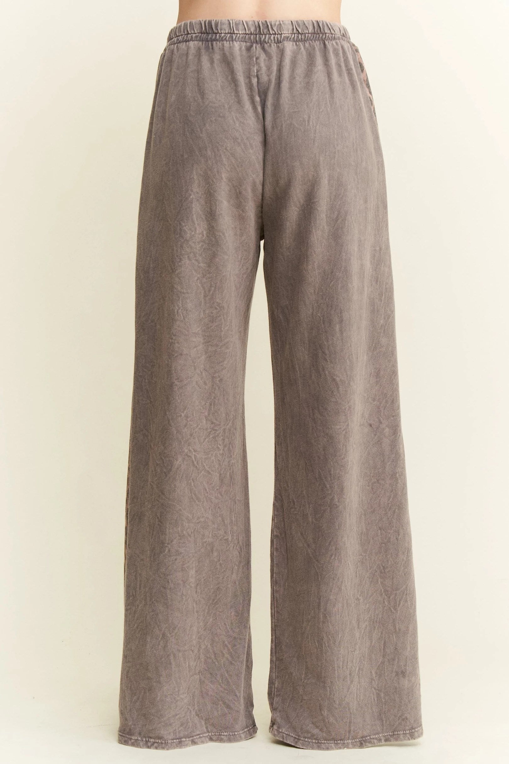 JHer Mineral Washed Leopard animal Print