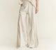JHer Mineral Washed Lace Flare Hippie Pants
