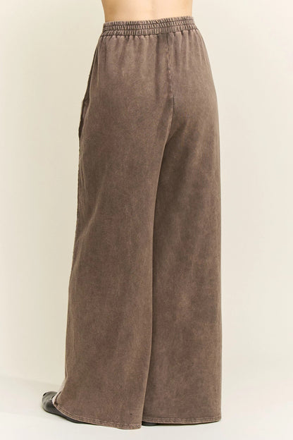 JHerMineralWashed Sweater+Terry Straight pants