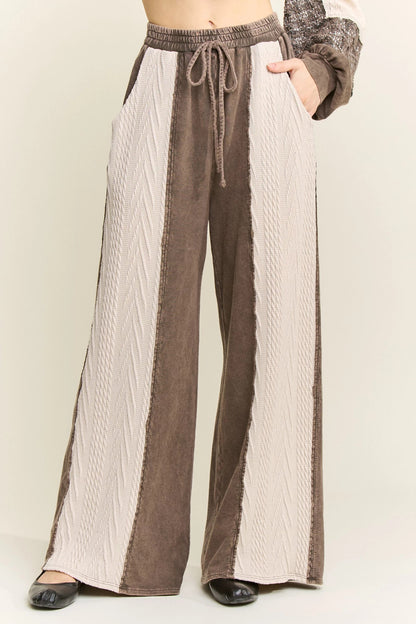 JHerMineralWashed Sweater+Terry Straight pants