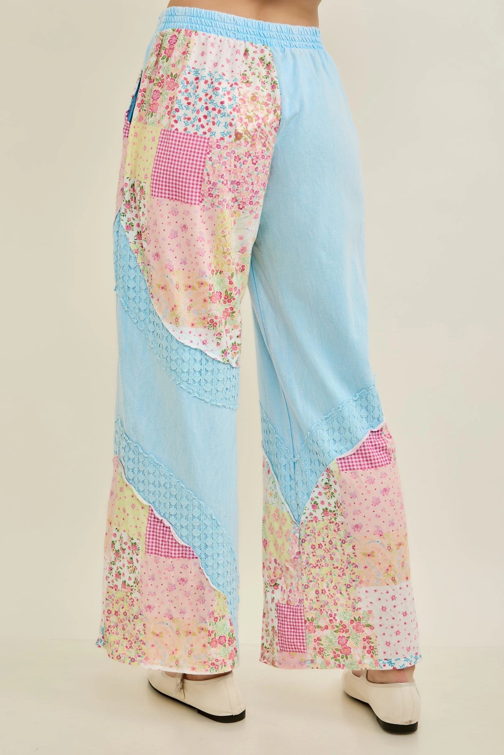 Jher Pants - Baby Blue Print