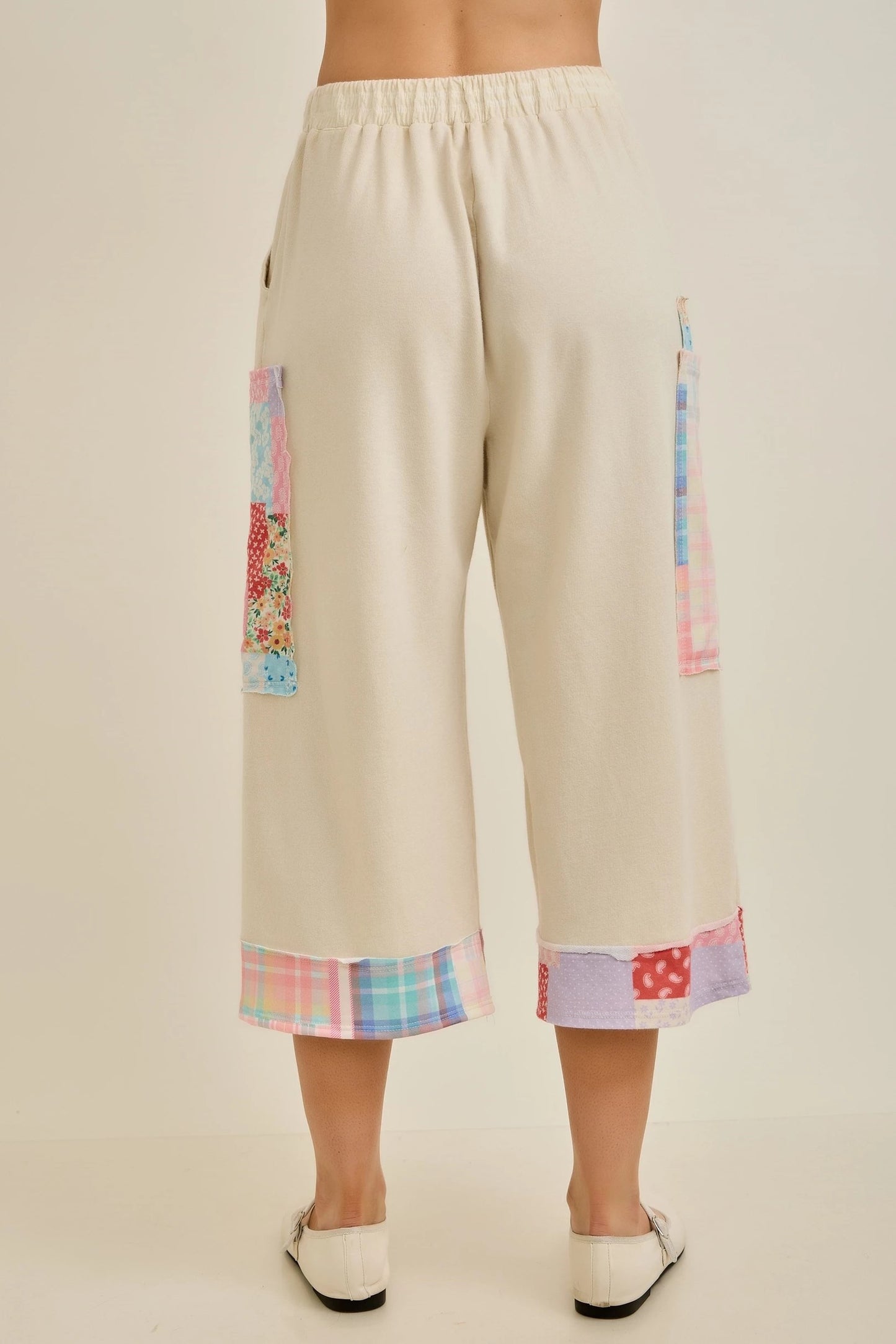 Jher Mineral Washed Patched Pocket Bermuda Pants