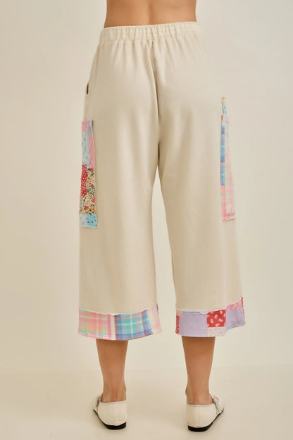 Jher Mineral Washed Patched Pocket Bermuda Pants
