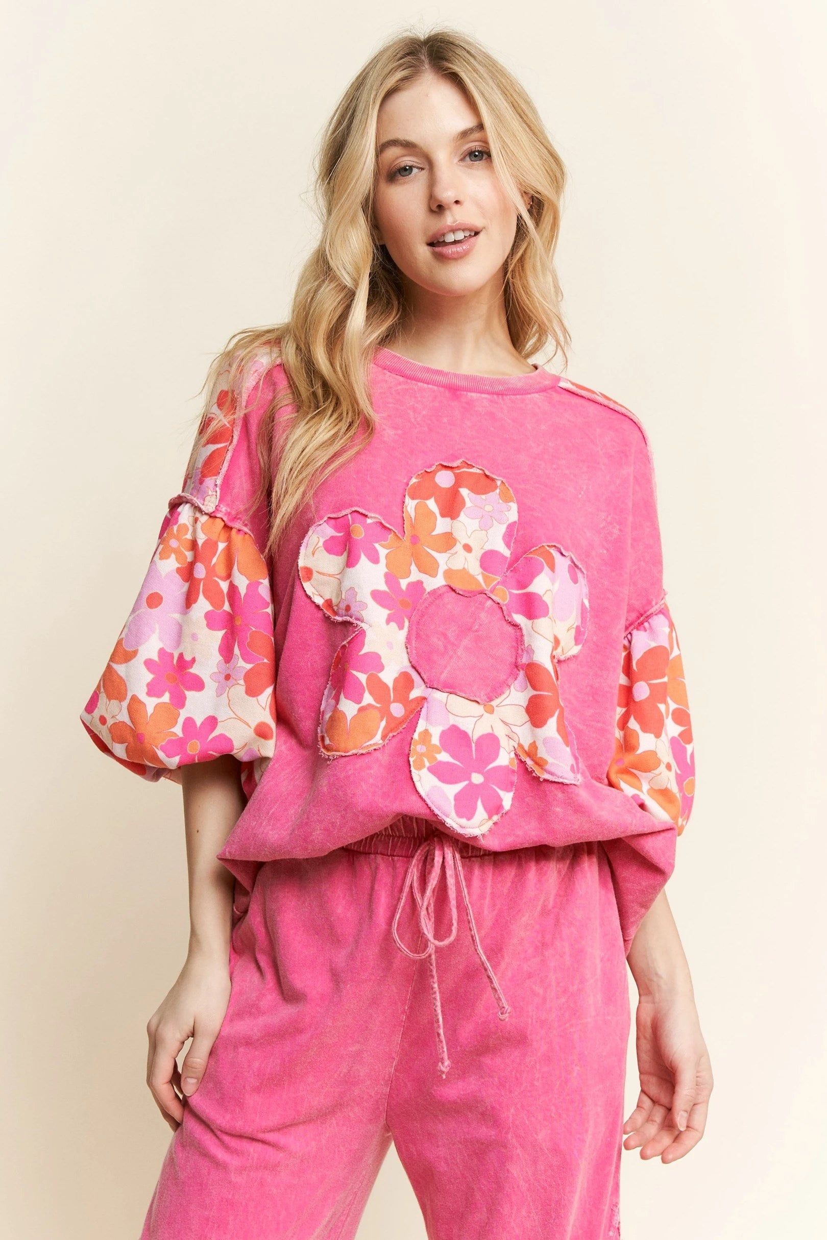 福袋 売れ残り Puff Flower J.Her Sleeve Bella Felecia – Blouse トップス
