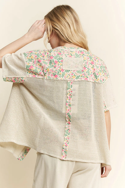 Jher Mesh Spring Cardigan