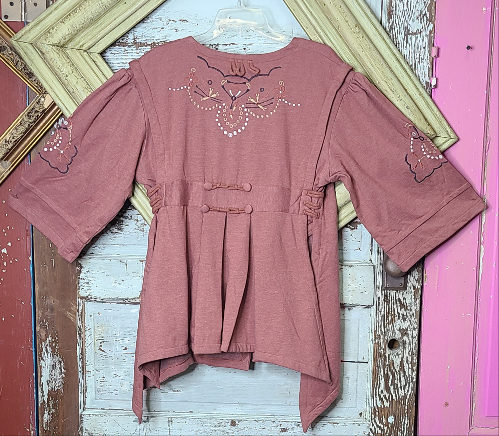 Paper Lace Artsy Embrodered Top