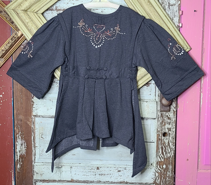 Paper Lace Artsy Embrodered Top