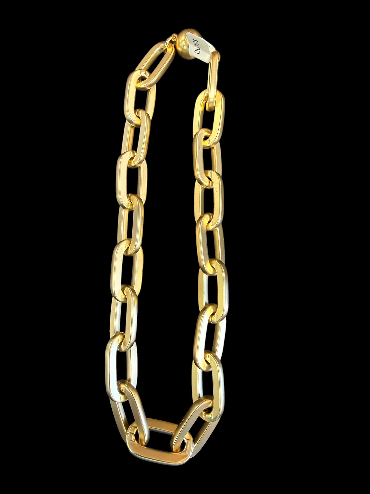 Wafa Gold Link Necklace – 18"