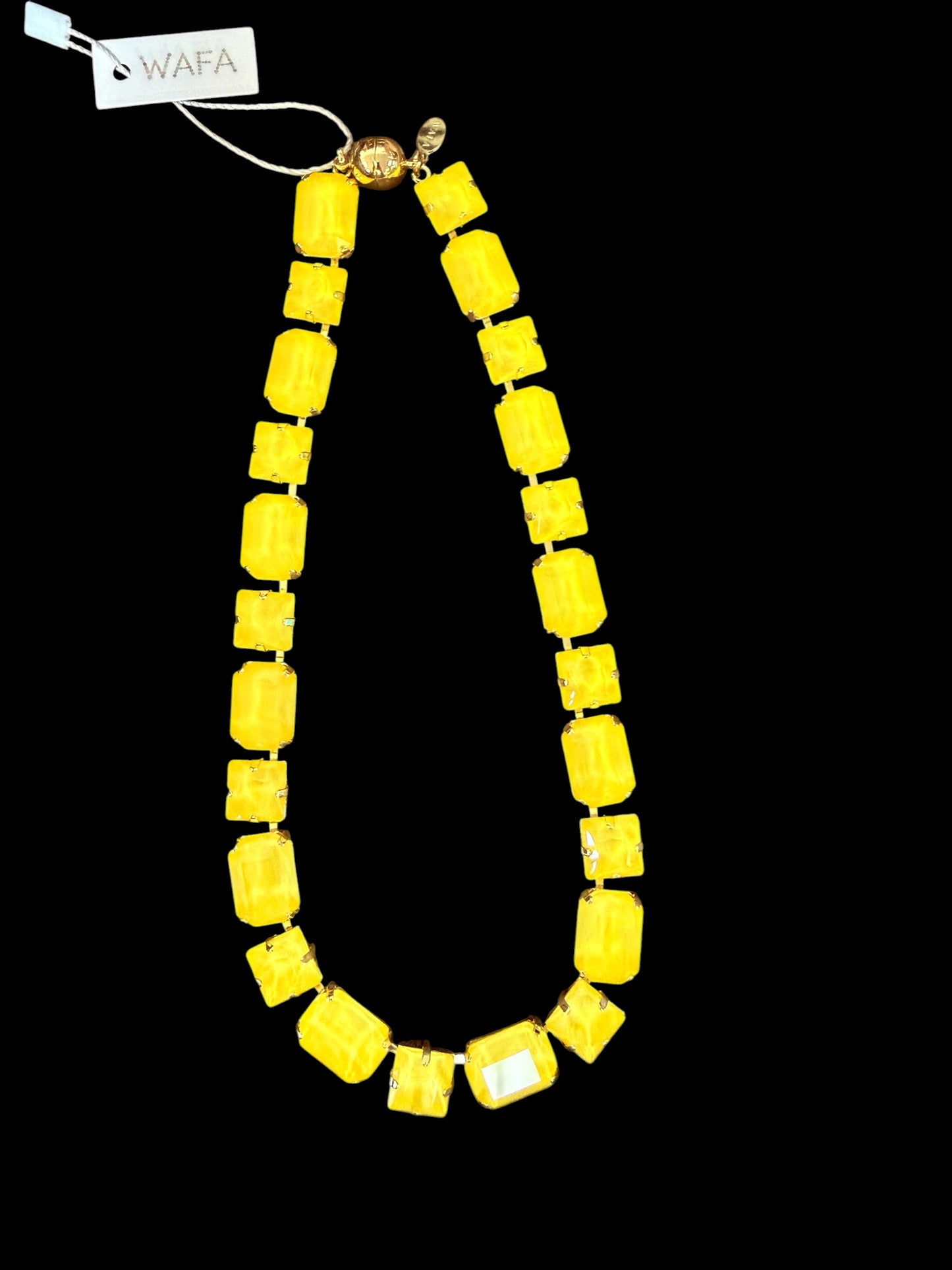 Large Cube Crystal Necklace