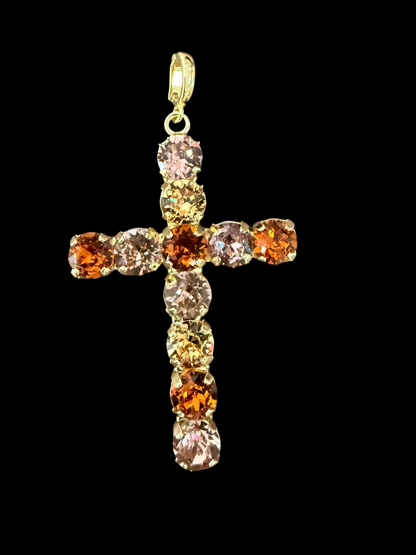 Australian Crystal Cross Charm