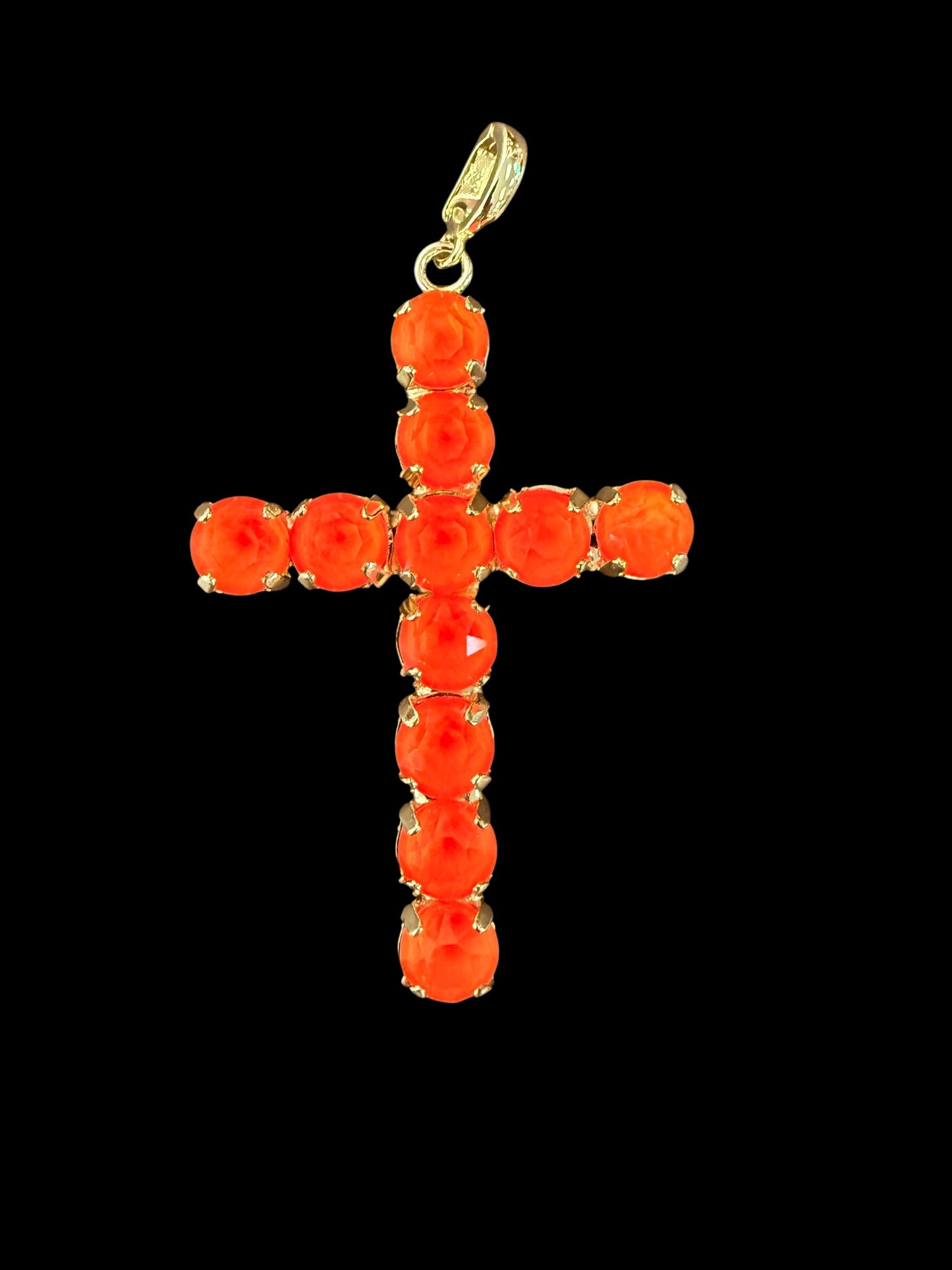 Australian Crystal Cross Charm