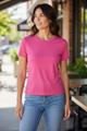 Neon Pink Gotta Have It Short Sleeve Layering Tee