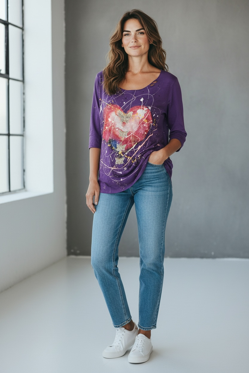 A Rare Bird Painted Soul tee