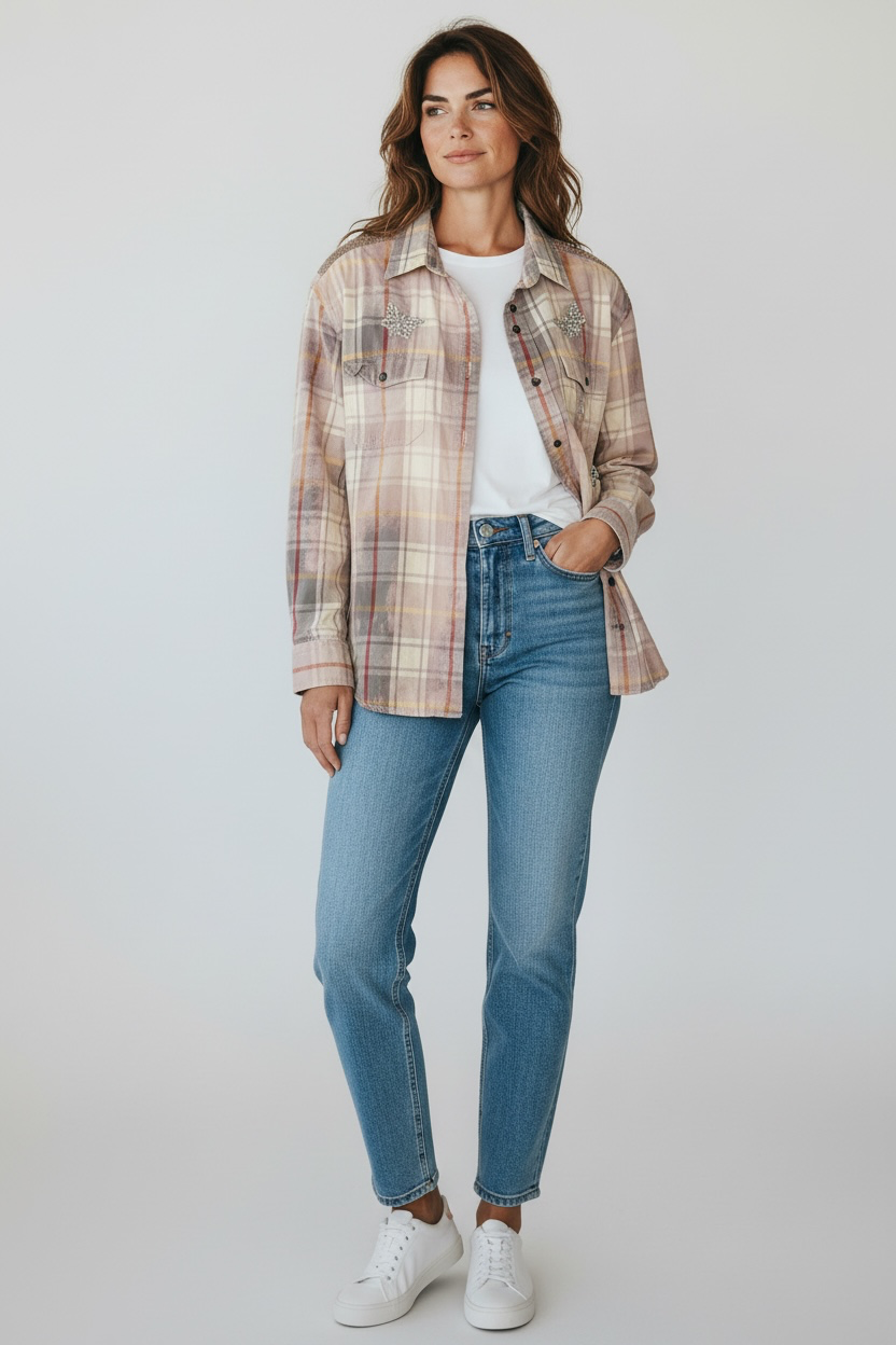 A Rare Bird Wild Darling button up Top