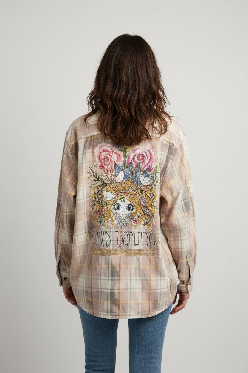 A Rare Bird Wild Darling button up Top
