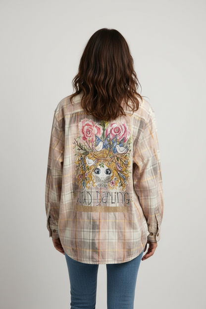 A Rare Bird Wild Darling button up Top