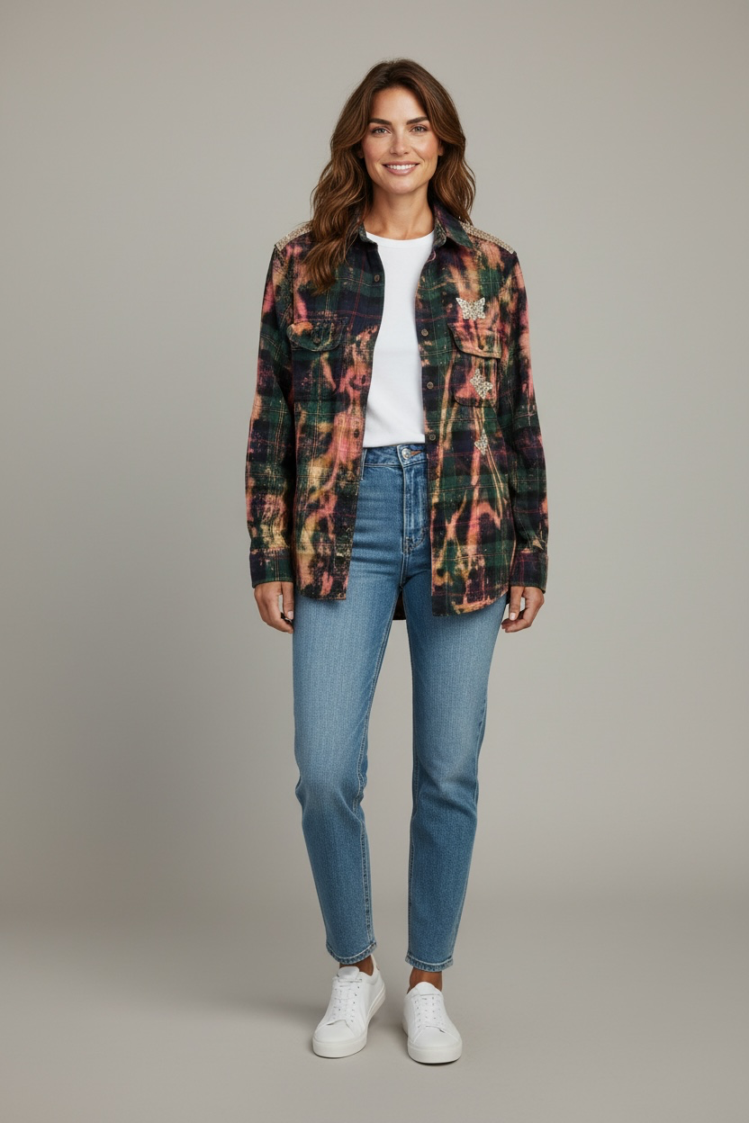 A Rare Bird Wild Darling button up Top