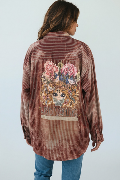A Rare Bird Wild Darling button up Top