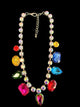 Alice Multi-Color Multi-Shape Stone Necklace