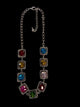 Alice Short  Square Multi-Color Necklace
