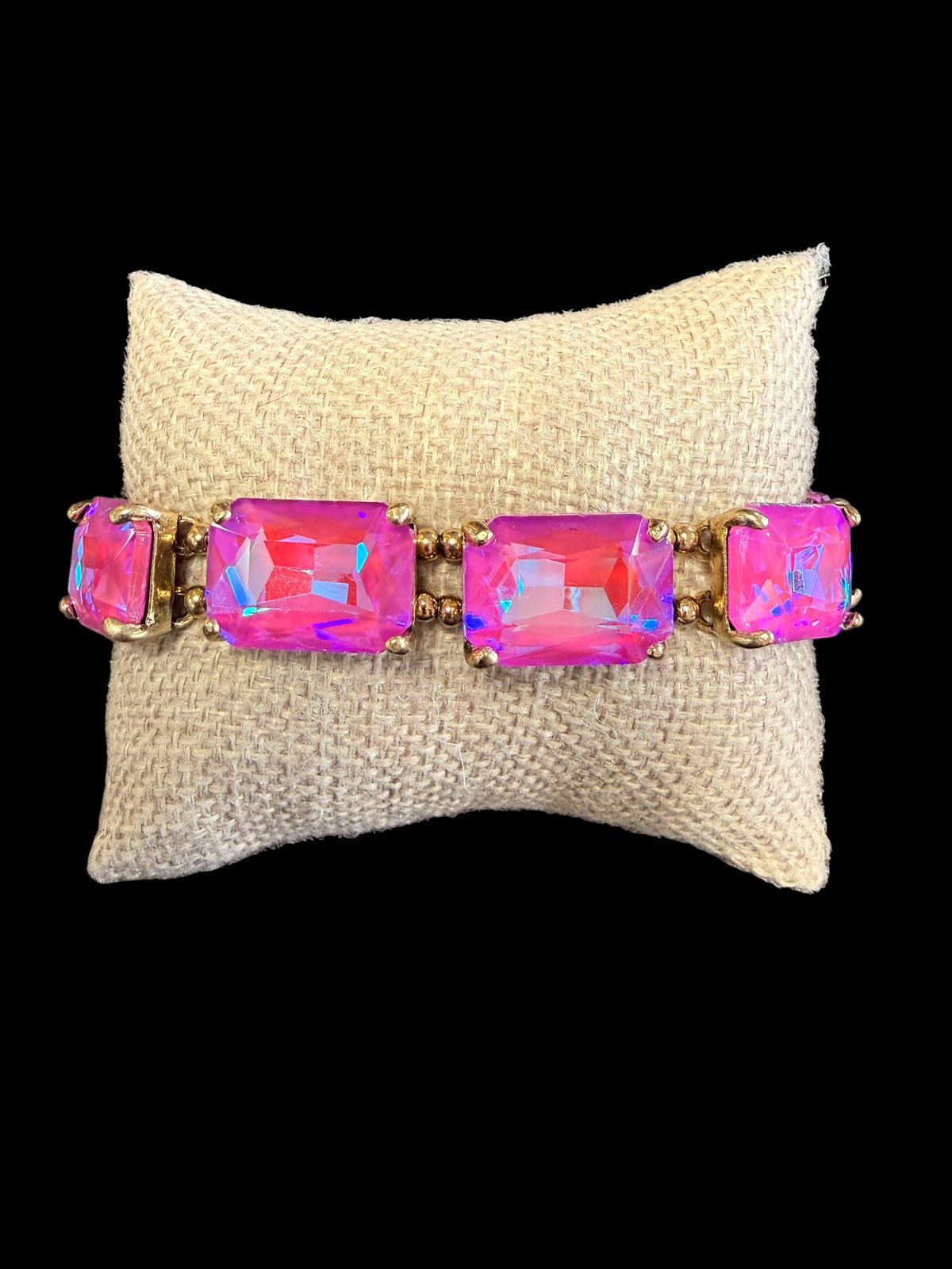 Alice Rectangle Stone Stretch Bracelet