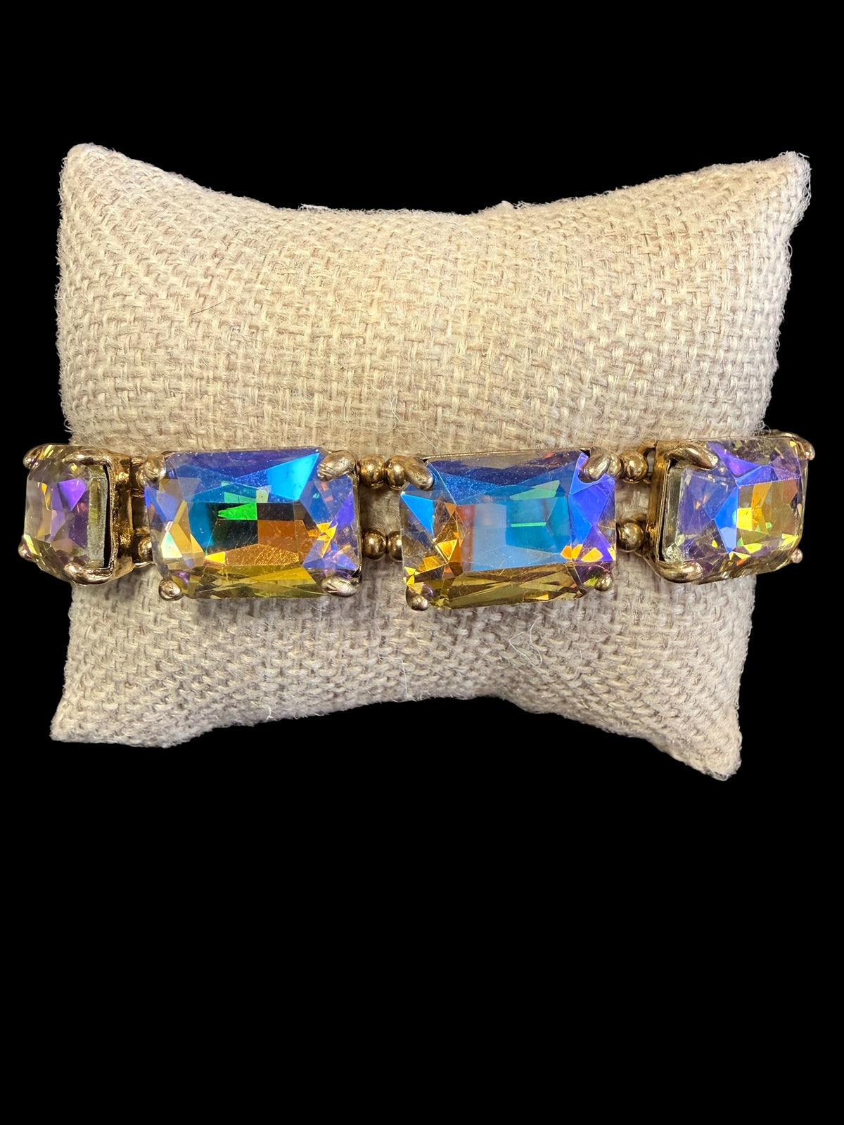 Alice Rectangle Stone Stretch Bracelet