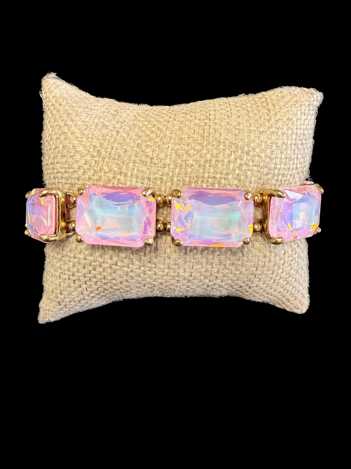 Alice Rectangle Stone Stretch Bracelet