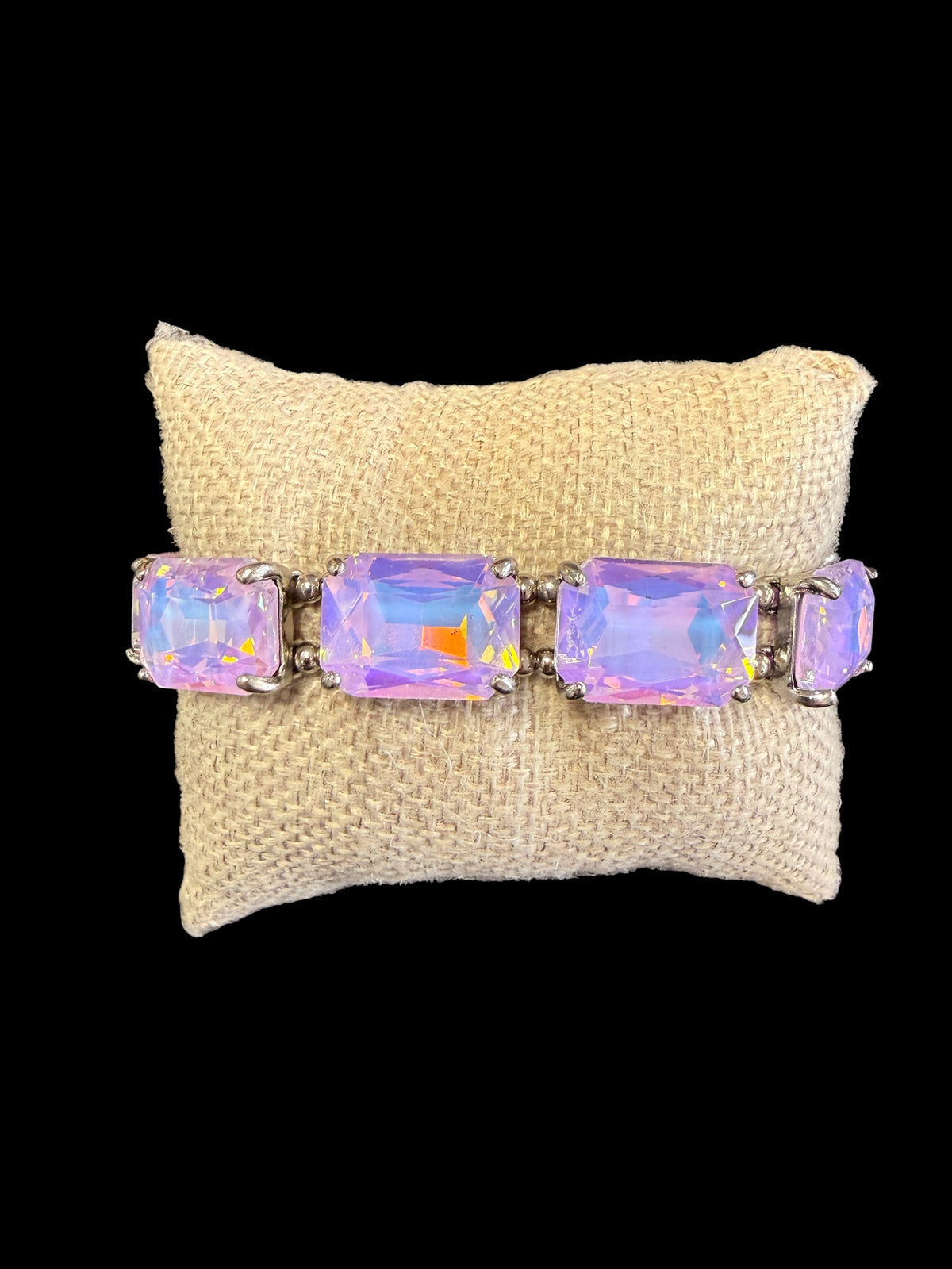 Alice Rectangle Stone Stretch Bracelet