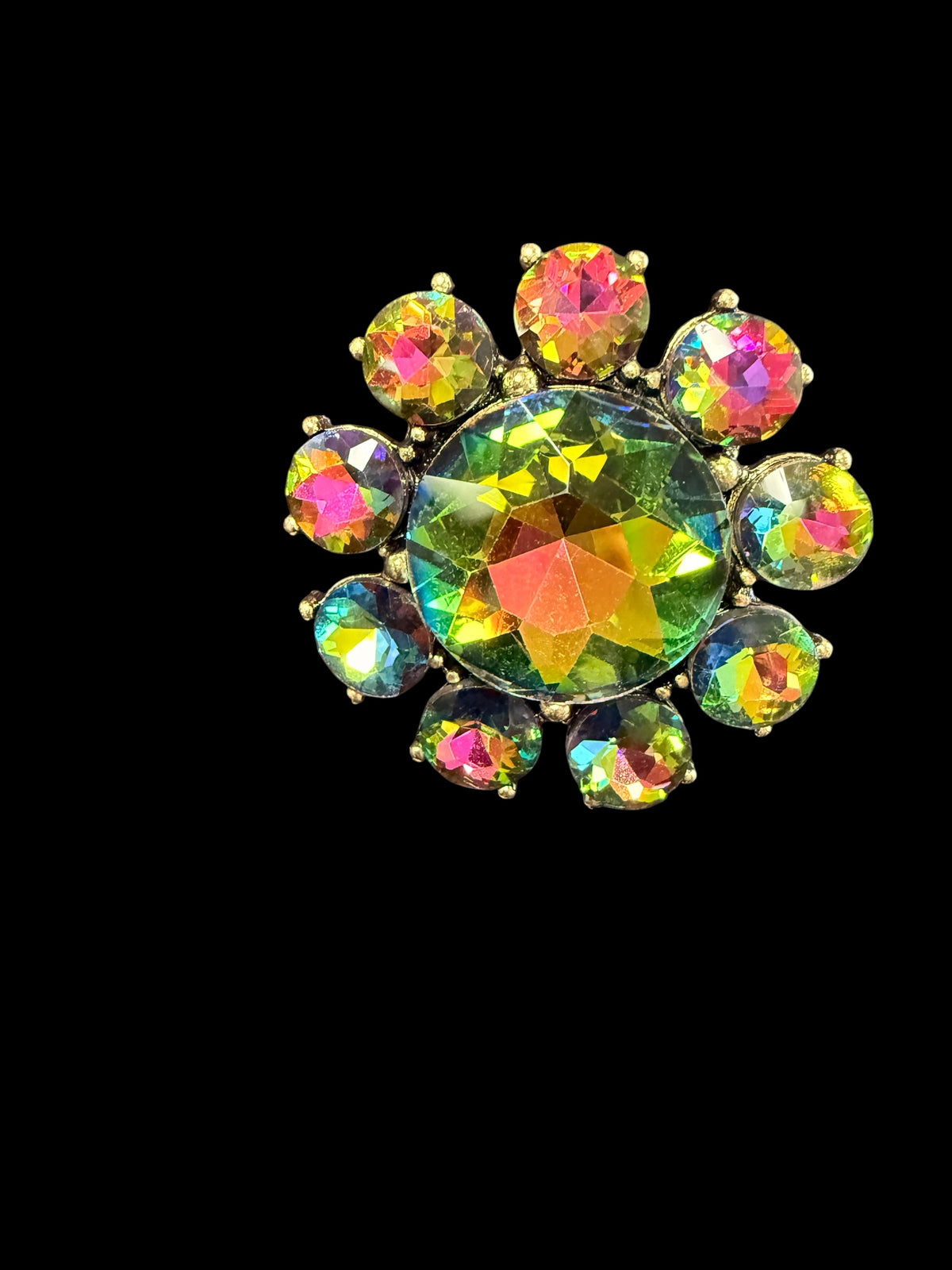 Alice Flower Crystal Ring