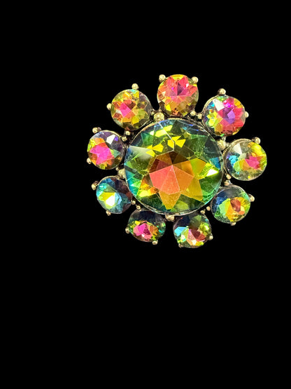 Alice Flower Crystal Ring