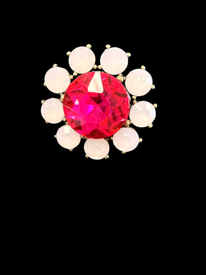 Alice Flower Crystal Ring