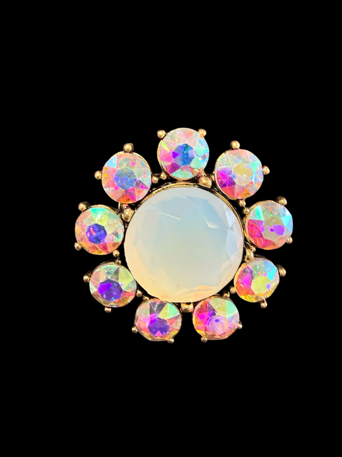Alice Flower Crystal Ring