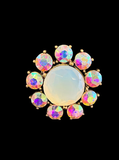 Alice Flower Crystal Ring