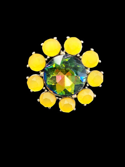 Alice Flower Crystal Ring