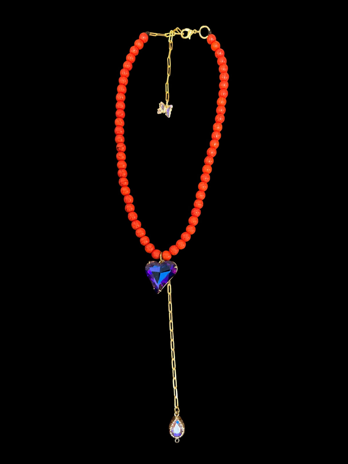 Jaded Gypsy Beaded Crystal Necklace