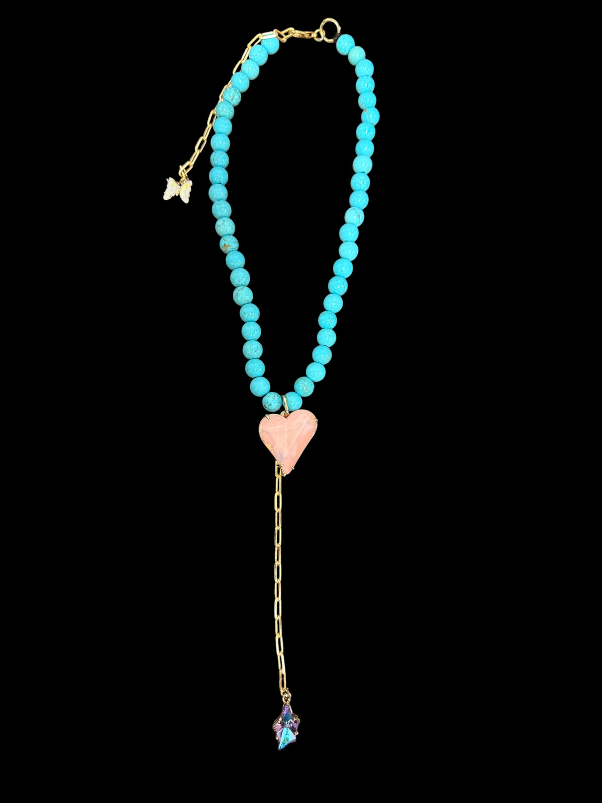 Jaded Gypsy Beaded Crystal Necklace
