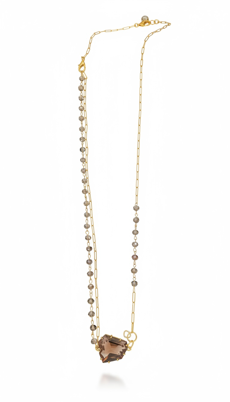 Jaded Gypsy Crystal Pendant Necklace