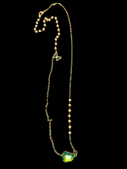 Jaded Gypsy Crystal Pendant Necklace