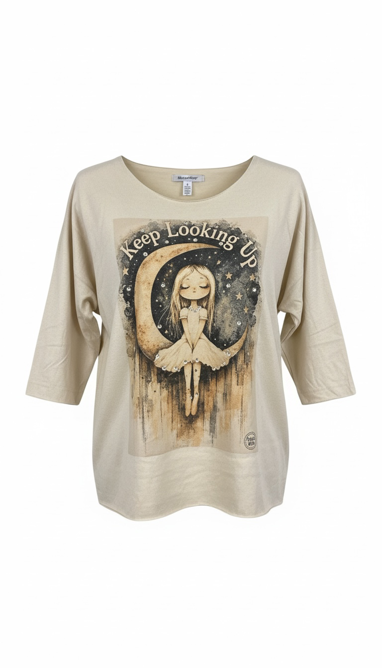 Pre-Order Indigo Blue  Cut Long sleeve Tee
