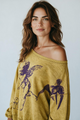 I Love Linen Love Angel Graphic Sweatshirt